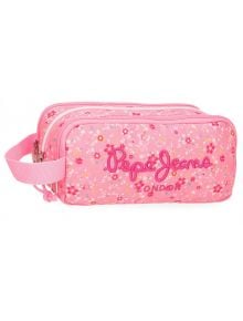 Несесер Pepe Jeans - Alenka Pink с три отделения и ръкохватка - Pepe Jeans - Joumma Bags S.L. - Момиче - Pepe Jeans - Alenka - 8435692782033