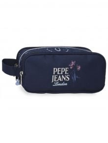 Несесер Pepe Jeans - Lenay Navy, с три отделения и ръкохватка - 8447444004799