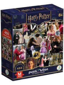 Пъзел Dodo Хари Потър: Хари Потър и Огненият бокал'' във формални тоалети, с изображението на пъзела върху страната на опаковката.