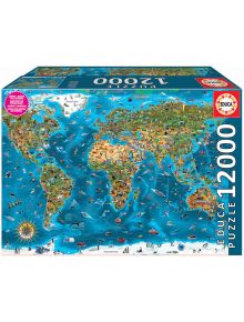 Пъзел Educa Wonders of the World - Чудесата на света, 12 000 части - Educa - Educa Borras - 8412668190573