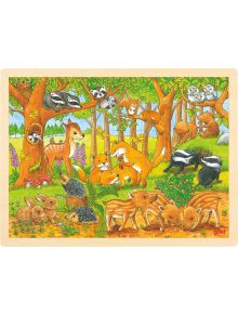 Пъзел Goki - Бебета животни в гората - Goki - Goki - Момиче, Момче - 4013594577342