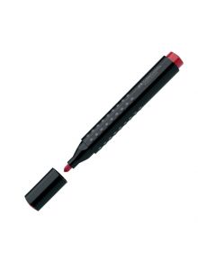 Перманентен маркер Faber Castell Grip, червен - Faber-Castell - Faber-Castell - Faber-Castell - Grip - 4005401504214