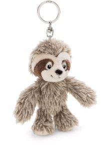 Плюшен ключодържател Ниси - Ленивецът Изи е с мека светлокафява козина, усмихнато лице и кафяви петна около очите-чудесен подарък за любители на животни. Играчката е прикрепена към метален ключодържател.