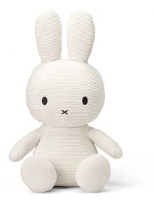Плюшена играчка Miffy Eco Corduroy - бял заек, 50 см. - Miffy - Bon Ton Toys - Момиче, Момче - Miffy - Eco Corduroy - 8719066017380