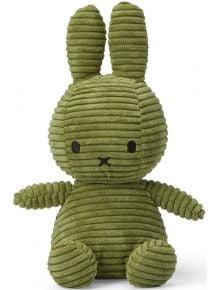 Плюшена играчка Miffy ECO Corduroy - Маслинено зелен, 23 см. - Miffy - Bon Ton Toys - Момиче, Момче - Miffy - Eco Corduroy - 8719066017267