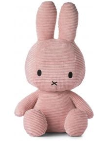 Плюшена играчка Miffy Eco Corduroy - светлорозов заек, 50 см. - Miffy - Bon Ton Toys - Момиче - Miffy - Eco Corduroy - 8719066017373