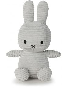 Плюшена играчка Miffy Eco Corduroy - светлосив заек, 23 см. - Miffy - Bon Ton Toys - Момиче, Момче - Miffy - Eco Corduroy - 8719066017328