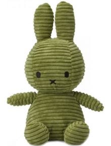 Плюшена играчка Miffy Sitting Corduroy - Маслинено зелен заек, 23 см. - Miffy - Bon Ton Toys - Момиче, Момче - 8719066010398