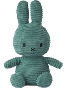 Плюшена играчка Miffy Sitting Corduroy - Тъмнозелен заек, 23 см. - Miffy - Bon Ton Toys - Момиче, Момче - 8719066004502