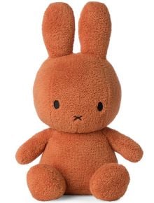 Плюшена играчка Miffy Sitting Terry - Ретро оранжев заек, 33 см. - Miffy - Bon Ton Toys - Момиче, Момче - 8719066009699