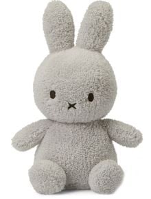 Плюшена играчка Miffy Sitting Terry - Светлосив заек, 23 см. - Miffy - Bon Ton Toys - Момиче, Момче - 8719066010589