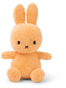 Плюшена играчка Miffy Terry - оранжев заек, 23 см, с черни бродирани очи и Х-образна уста-идеален подарък за момиченце.