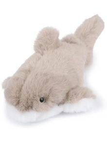 Плюшена играчка WWF - бяла акула, 15 см, с мека козина, бял корем и черни очи - перфектното допълнение към вашата колекция от плюшени играчки.