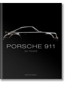На корицата на книгата е изобразен силует на Porsche 911 от страничен профил в черен цвят, с текст "Porsche 911 50 години". Автор: Автор: Ранди Лефингвел. Задължителна книга за феновете на Porsche 911.