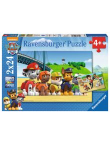 Комплект 2 детски пъзела Ravensburger по 24 части, Пес Патрул - 6471 - 4005556090648