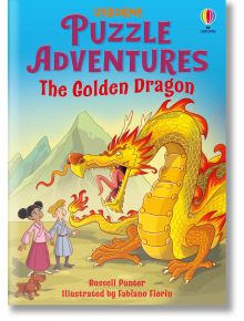 Puzzle Adventures: The Golden Dragon - Russell Punter - Момиче, Момче - Usborne Publishing Ltd - 9781805076827