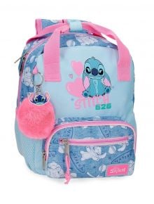 Раница Disney Stitch - Hearts, с едно отделение, 28 см - Joumma - Joumma Bags S.L. - Момиче - Joumma - Lilo & Stitch - 8447444014590