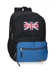Раница Pepe Jeans Henry Black, с две отделения и преден джоб - Pepe Jeans - Joumma Bags S.L. - Момче - Pepe Jeans - Henry - 8447444018468