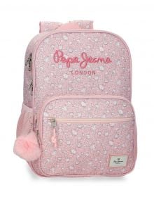 Раница Pepe Jeans - Mia, Light Pink, с две отделения и пределен джоб, 40 см - Pepe Jeans - Joumma Bags S.L. - Момиче - Pepe Jeans - Mia - 8447444017546