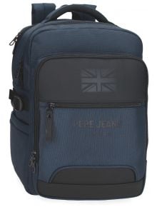 PJ BROMLEY BLUE РАНИЦА 2 ОТДЕЛЕНИЯ И ПРЕДЕН ДЖОБ - Pepe Jeans - Joumma Bags S.L. - Pepe Jeans - Bromley - 8435692780794
