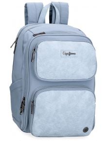 Раница за лаптоп Pepe Jeans Jana Blue с две отделения - Pepe Jeans - Joumma Bags S.L. - Жена - Pepe Jeans - Jana - 8435692782705