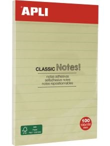 Самозалепващи се листчета Apli, 10 х 15 см, 100 листа - Apli - Apli Paper - Apli - Office - 8410782133704