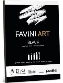 Скицник Favini Art Black A4, 10 листа - Favini - Favini - Момиче, Момче - 8007057110265