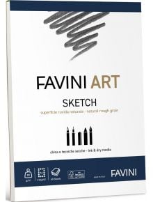 Скицник Favini Art Sketch A4, 40 листа - Favini - Favini - Момиче, Момче - 8007057110296