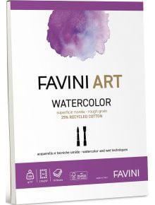 Скицник Favini Art Watercolor A4, 10 листа - Favini - Favini - Момиче, Момче - 8007057110227