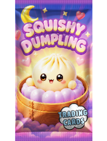 Карти Squishy Dumpling Trading Cards, асортимент - Момиче, Момче - 8056126060659