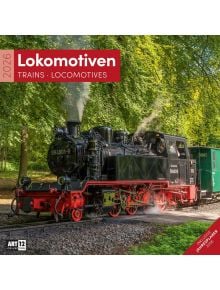 Стенен календар Ackermann Trains 2026 – Локомотиви - Ackermann - Ackermann - Жена, Мъж - Ackermann - Art12 - 9783838446158