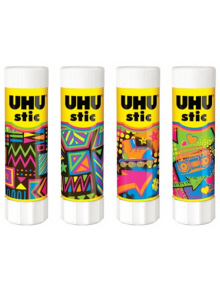 Сухо лепило UHU Stic Neon, 40 гр. - UHU - UHU - 4026700346503