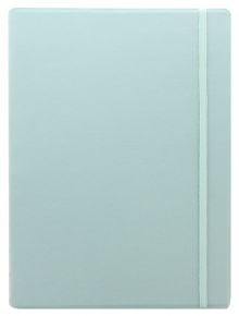 Тефтер Filofax Notebook Classic Pastels A4 Duck Egg със скрита спирала, ластик и линирани листа - Filofax - Saffiano - 5015142284008