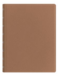 Тефтер Filofax Notebook Saffiano A5 Fawn със скрита спирала и линирани листа - Filofax - Saffiano - 5015142283902