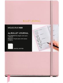 Тефтер Miquelrius Bullet Journal A5, розов - Miquelrius - Apli Paper - Жена - Miquelrius - Bullet Journal - 8422593081495