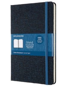 Тефтер Moleskine Limited Editions Blend Collection Blue Tissu с твърди корици и линирани страници - Moleskine - Moleskine - Жена, Мъж - Moleskine - Blend - 8053853603685