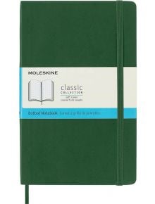 Класически тефтер Moleskine Classic Myrtle Green с меки корици и страници на точки - Moleskine - Moleskine - Жена, Мъж - Moleskine - Classic - 8053853600042