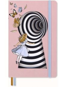 Тефтер Moleskine Alice in the Wonderland с твърда корица, линиран - Moleskine - Moleskine - Moleskine - Alice's Adventures in Wonderland - 8056711513393