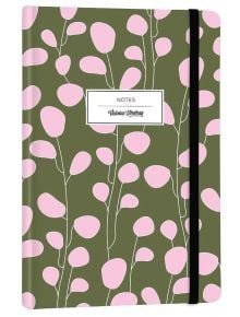 Тефтер Victoria's Journals Smyth Flexy Art Green A6 с твърди корици, 96 листа - Victoria's Journals - Victoria's Journals - Жена - Victoria's Journals - Smyth Flexy Art - 4895198630100