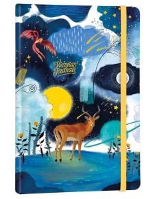 Тефтер Victoria's Journals Smyth Flexy Art Magic Night A5 с твърди корици, 96 листа - Victoria's Journals - Victoria's Journals - Жена - Victoria's Journals - Smyth Flexy Art - 4895198634573