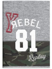 Тетрадка Replay Boys А4, 40 листа - широки редове, Rebel 81 - Stationery Team - Stationery Team - Replay - 8715161023363
