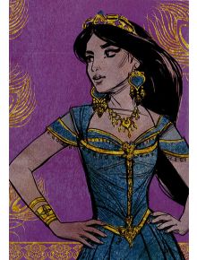 Тетрадка Aladdin А5, 40 листа с широки редове - DISNEY - Spree - Момиче - Disney - Aladdin - 3800884974100