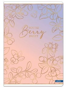 Тетрадка Lastva Berry A4, 50 листа с широки редове - Lastva - Lastva - Момиче - 8606028384980