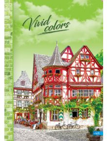 Тетрадка Lastva Vivid Colors А5, 96 листа с широки редове - Lastva - Lastva - 8606013566995