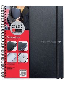 Тетрадка - органайзер Miquelrius Professional, 120 листа - А5 формат (широки редове) - 2869 - 8422593489147