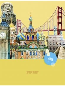 Тетрадка Street City Break А4, 60 листа с широки редове - Eurocom - Eurocom - Момиче, Момче - Eurocom - Street - 3831123784976