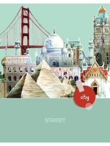 Тетрадка Street City Break А5, 60 листа с широки редове - Eurocom - Eurocom - Момиче, Момче - Eurocom - Street - 3831123784969