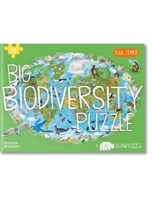 Пъзел Thames & Hudson: Голямото биоразнообразие е цветен пъзел с илюстрирани животни и растения от цял свят, идеален за любознателни деца, които обичат природата.