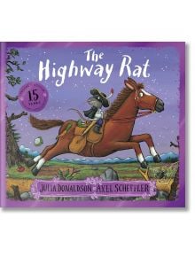 Изданието за 15-годишнината на Highway Rats има илюстрирана корица с плъх, облечен като разбойник, който язди кафяв кон през нощта, с дървета, планини, лилаво небе и значка за 15-годишнината вляво.