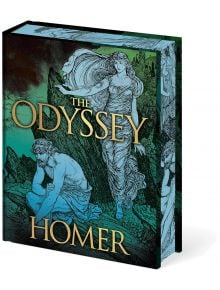 The Odyssey (Arcturus Epic Classics) е с неокласическа корица, на която са изобразени седнал брадат мъж и стояща жена в развети дрехи на тъмен скалист фон.